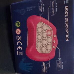 Pink Handheld Game Console